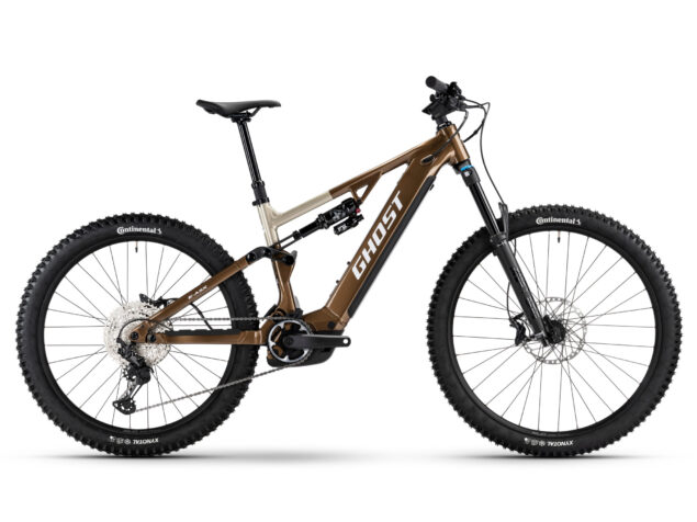 GHOST E-ASX Advanced Brown Bear/Stone Glossy