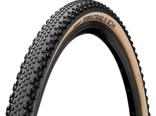 Plášť CONTINENTAL Terra Trail ShieldWall kevlar Cream – 700x40C